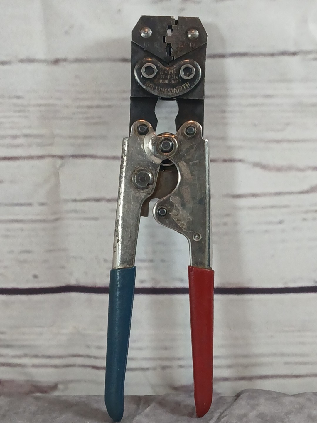 Hollingsworth Window Butt H-7B Crimp Tool Ratchet Crimping 16-14, 22-16 Fit-FIIG