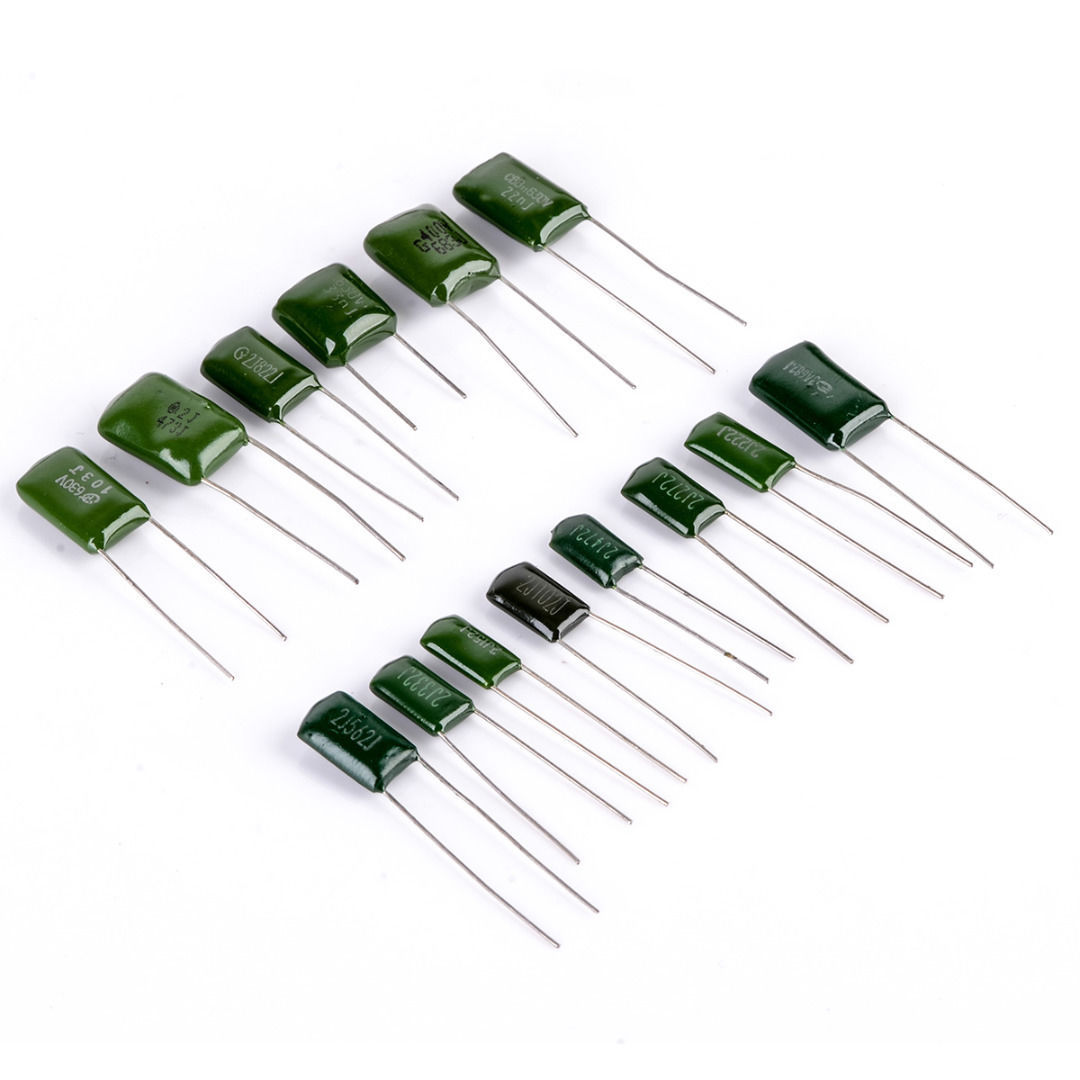 140Pcs 14Values Polyester Film Capacitor Electrolytic Assortment Kit 630V
