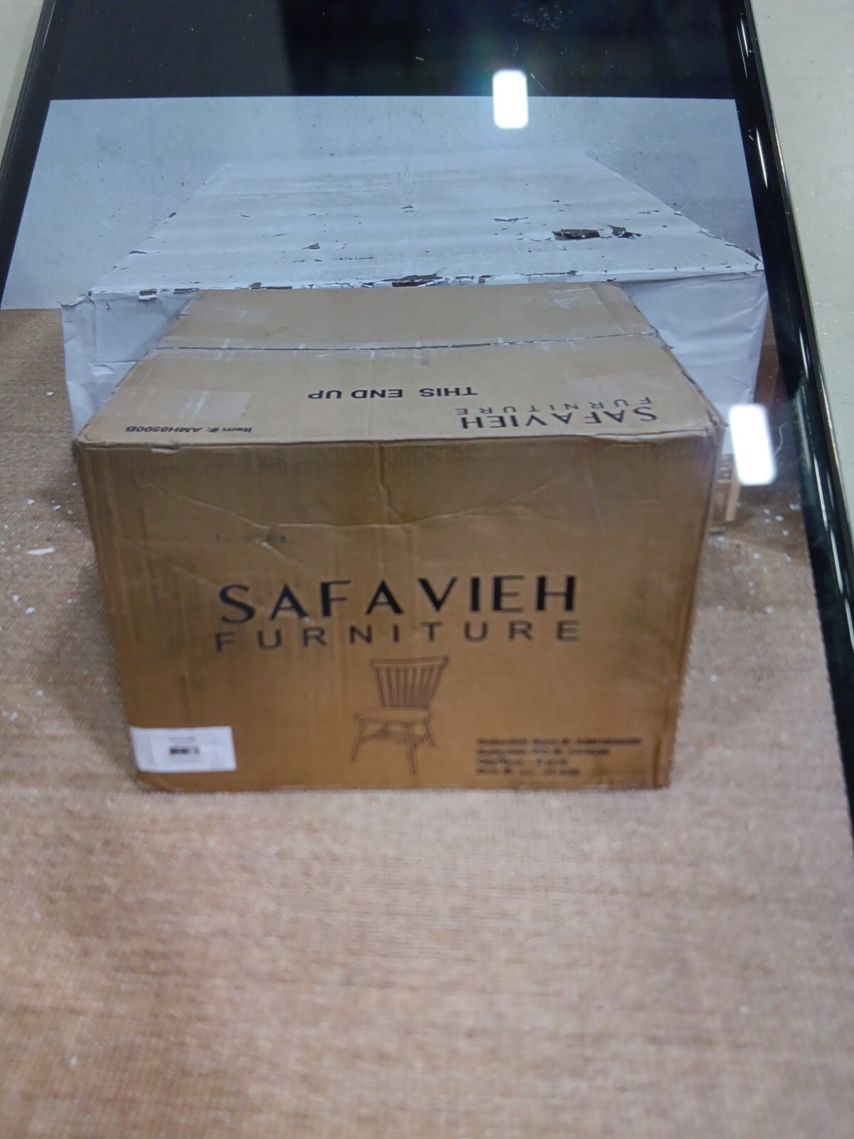 Safavieh PARKER SPINDEL SIDE CHAIR, Reduced Price 2172727829 AMH8500B