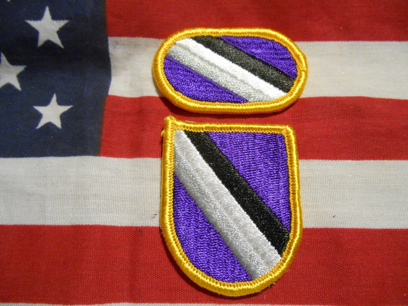 95th Civil Affairs Brigade  Airborne Beret Flash & Para Oval Patch m/e