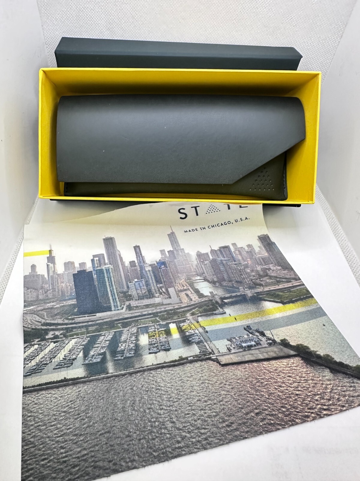 New State Optical Eyeglass Case Cloth & Presentation Box No frame