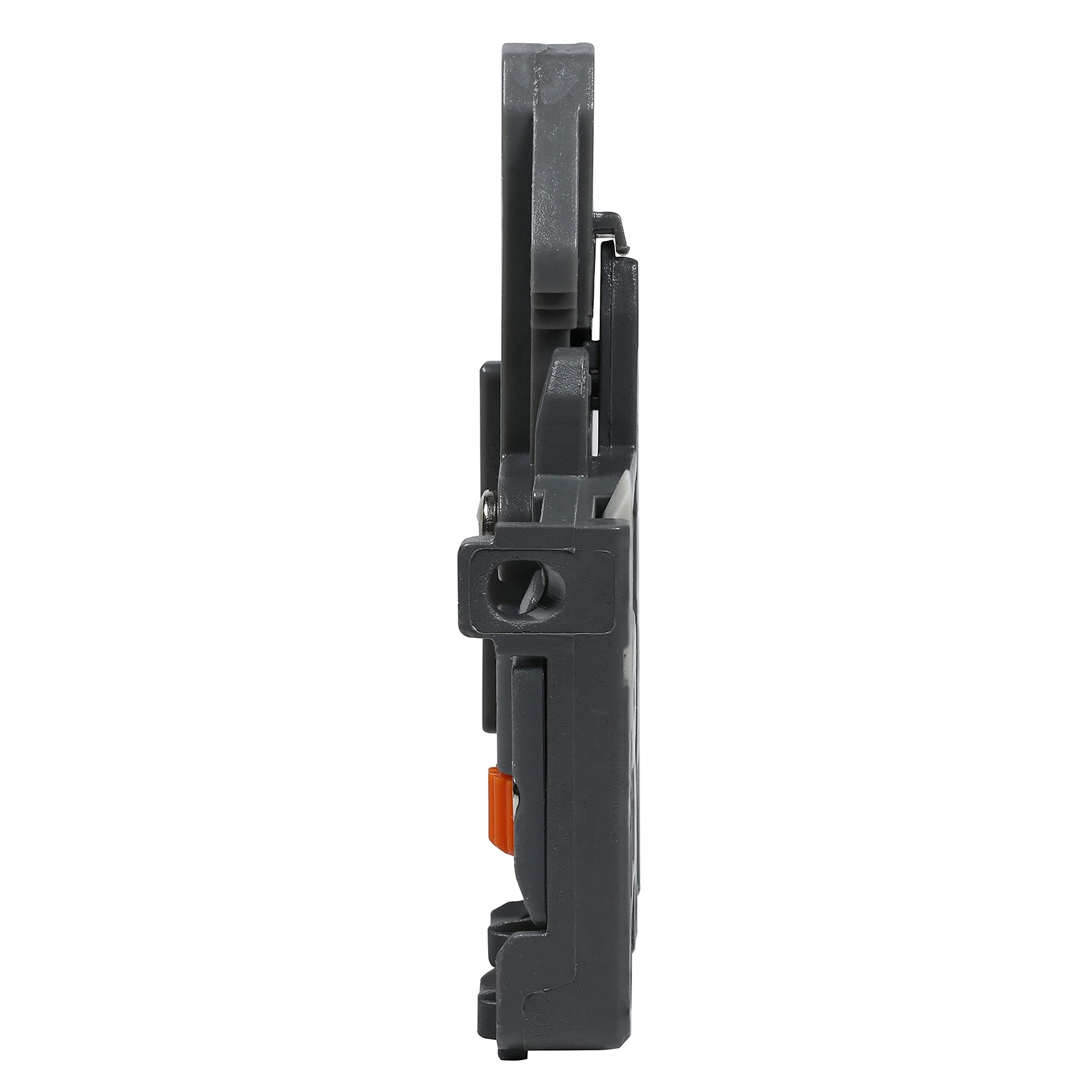 Pair Of Undermount Drawer Slide Plastic Front Locking Device Grey With Screws In