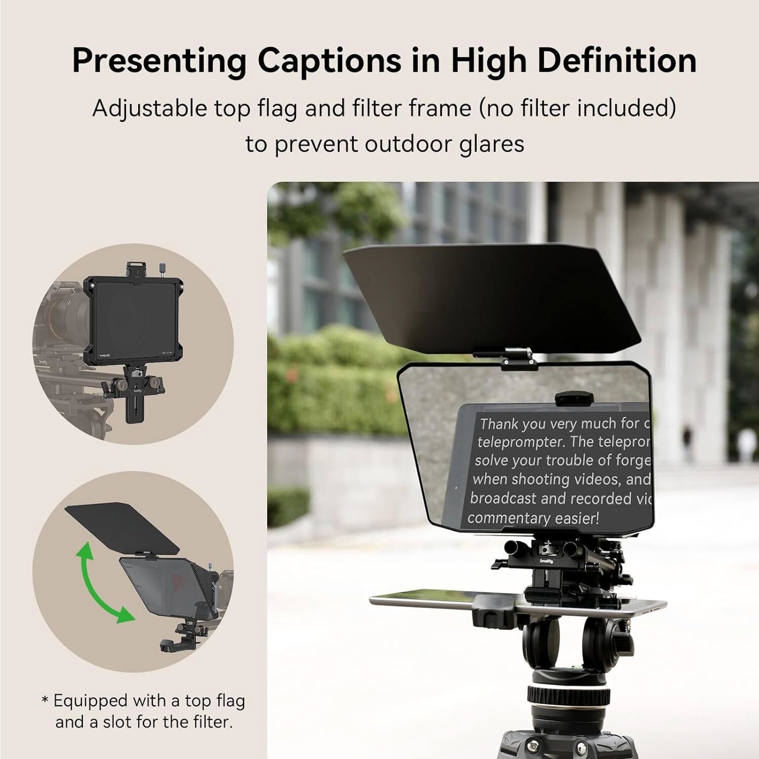 SmallRig Multifunctional Teleprompter 3646B