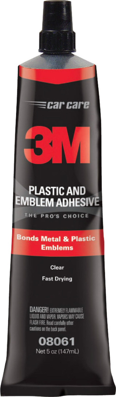 3M™ 08061 PLASTIC AND EMBLEM ADHESIVE  5 OZ. PROFESSIONAL MADE IN USA clear