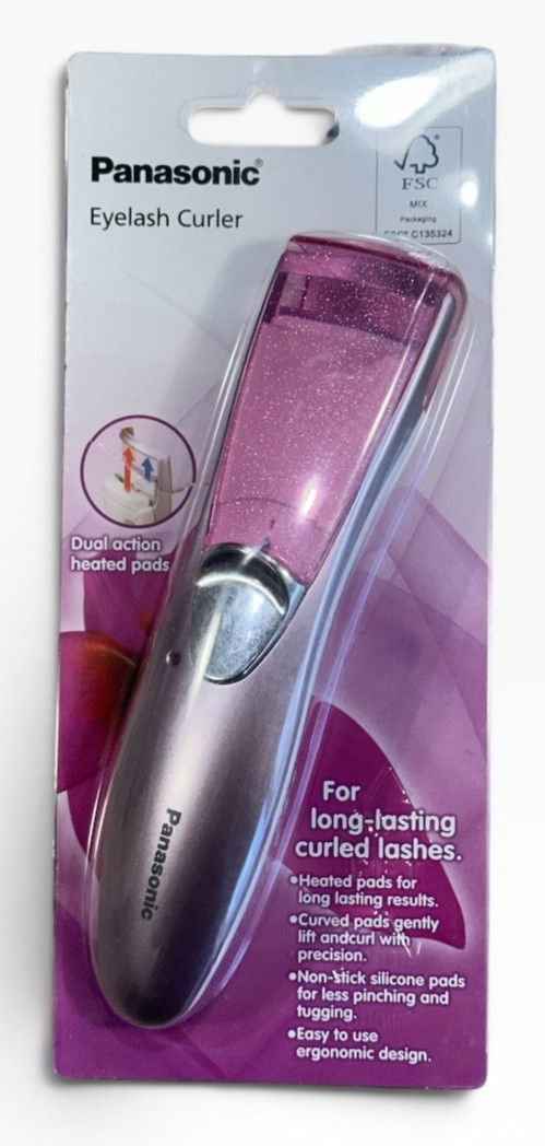 Panasonic - EH2331P - Heated Curved Eyelash Curler - Pink