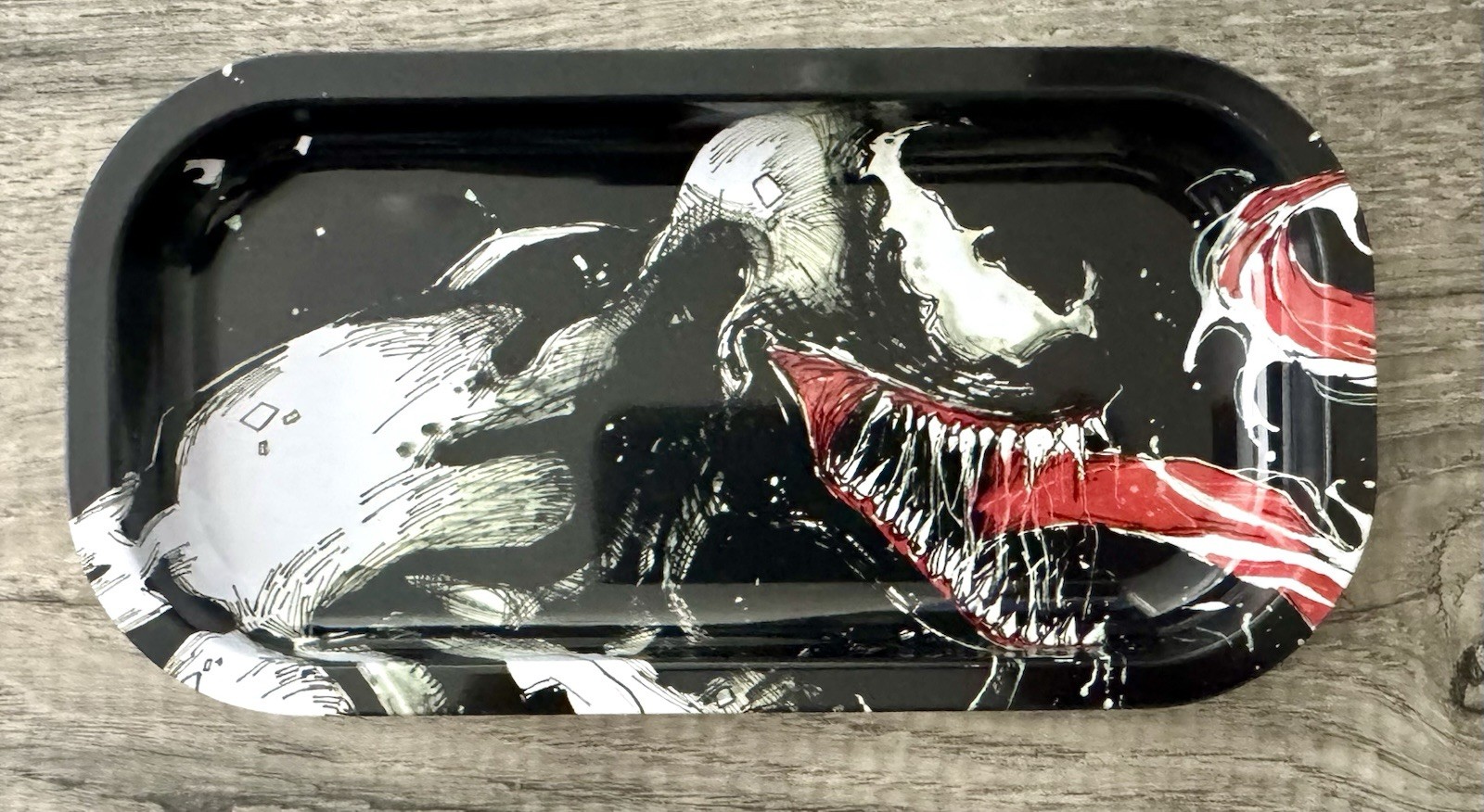 Venom Custom 8”x4” Rolling Tray  Limited Brand New Spider-Man Marvel Carnage
