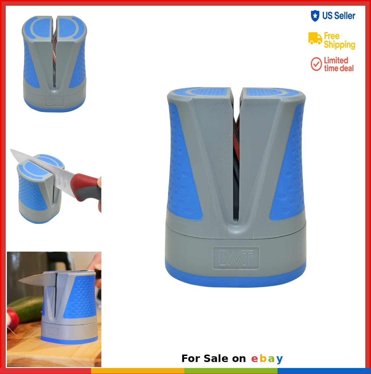 Diamond Sharpener Fine Grit Knife Sharpener Two Stone Automatic Angle Adjustable