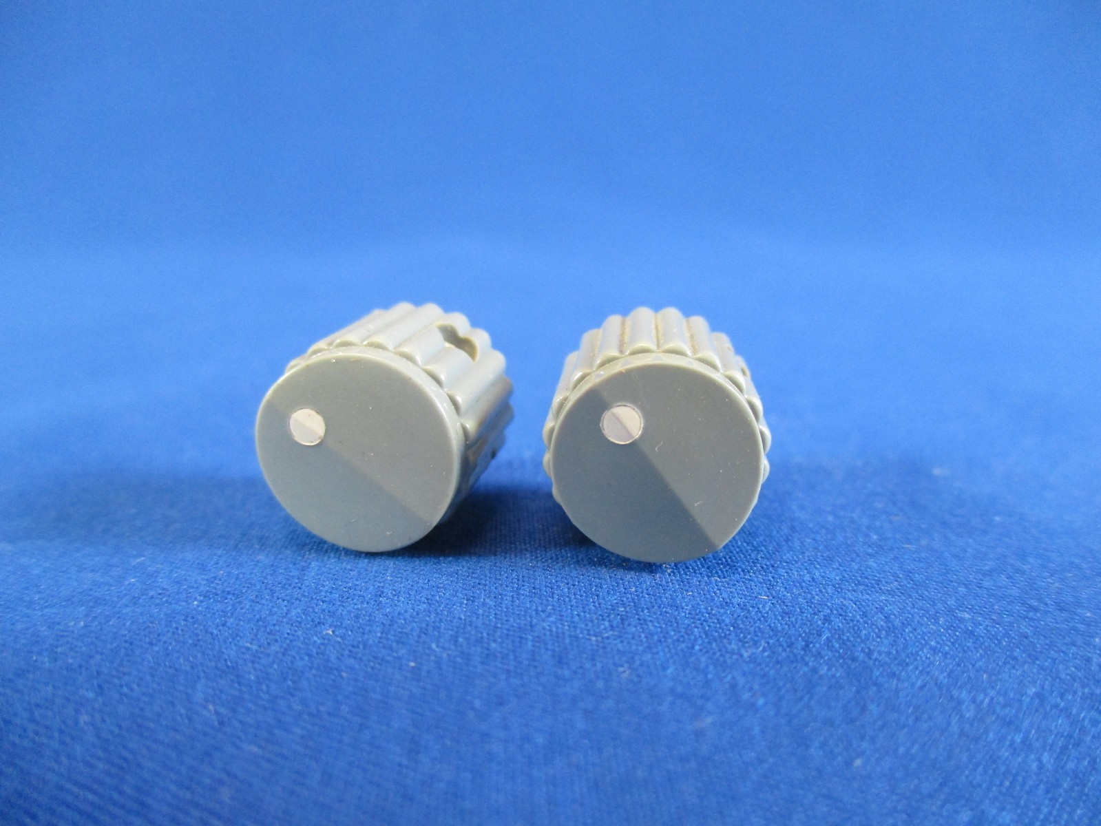 Small Gray Knobs for Radios Ham Radios Test Equipment 1/2" Round