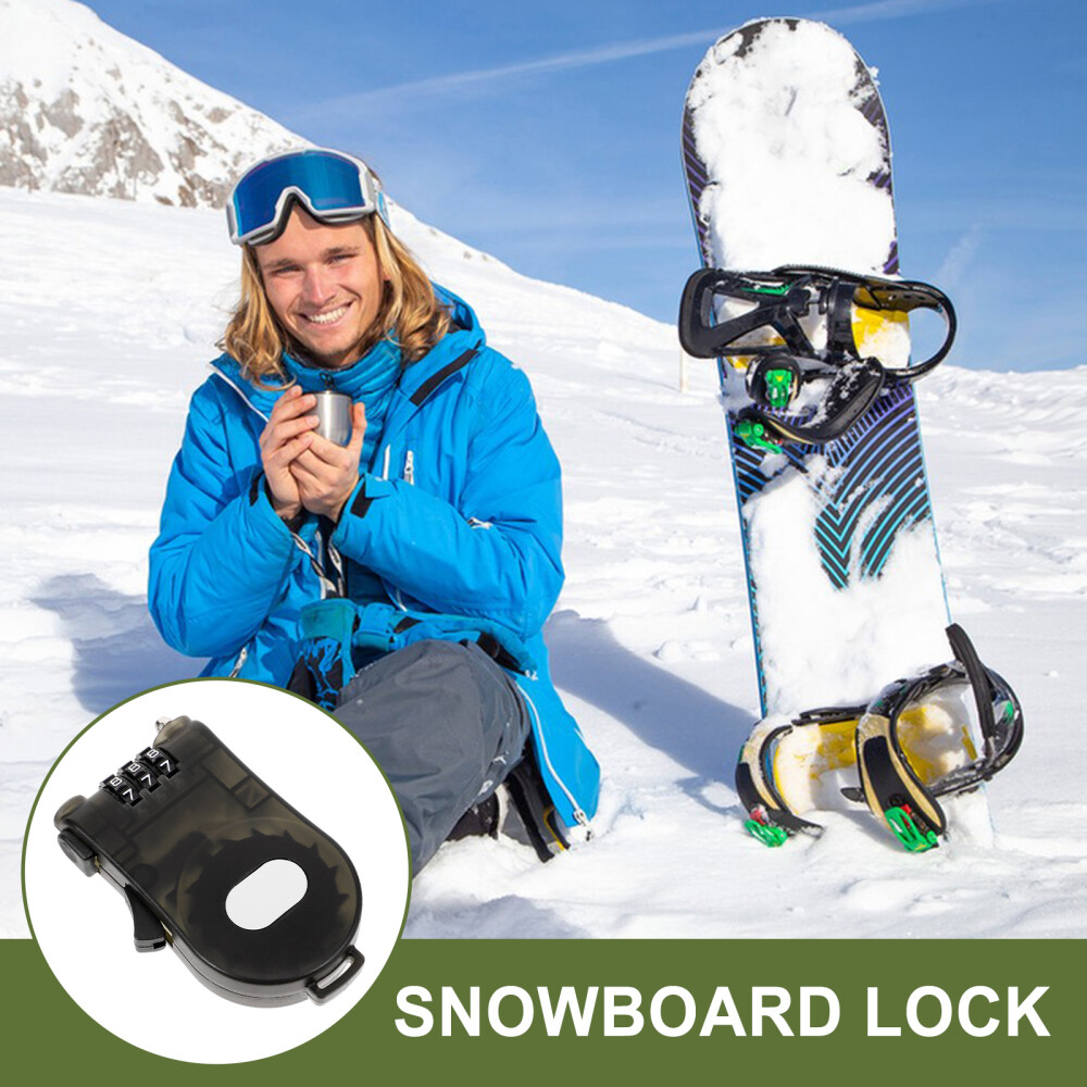 Safety Snowboard Lock Secure Inside Board Lock Scooter Lock for Snowboard Safety