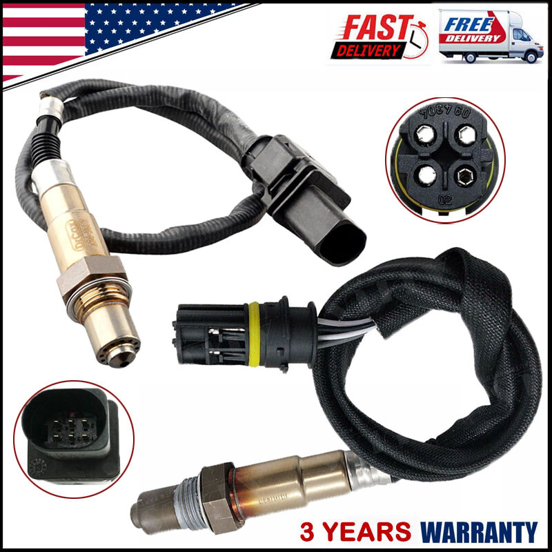 Set of 2 Oxygen Sensors Up+Down For BMW 525I 525XI 528I 528XI 530I 530XI 3.0L L6