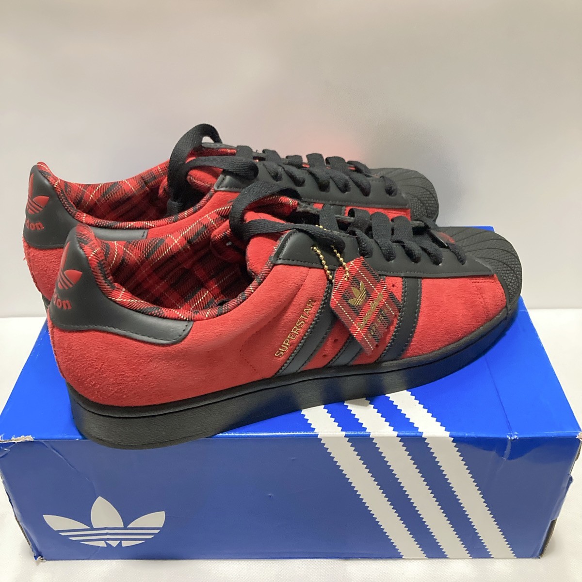 adidas Originals Superstar II JQ3224 Better Scarlet Core Black Gold Men Shoes