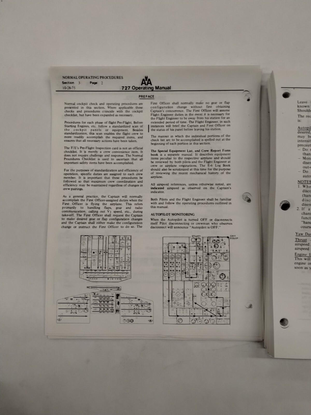 American Airlines 727 Operating Manual 1977-Copy