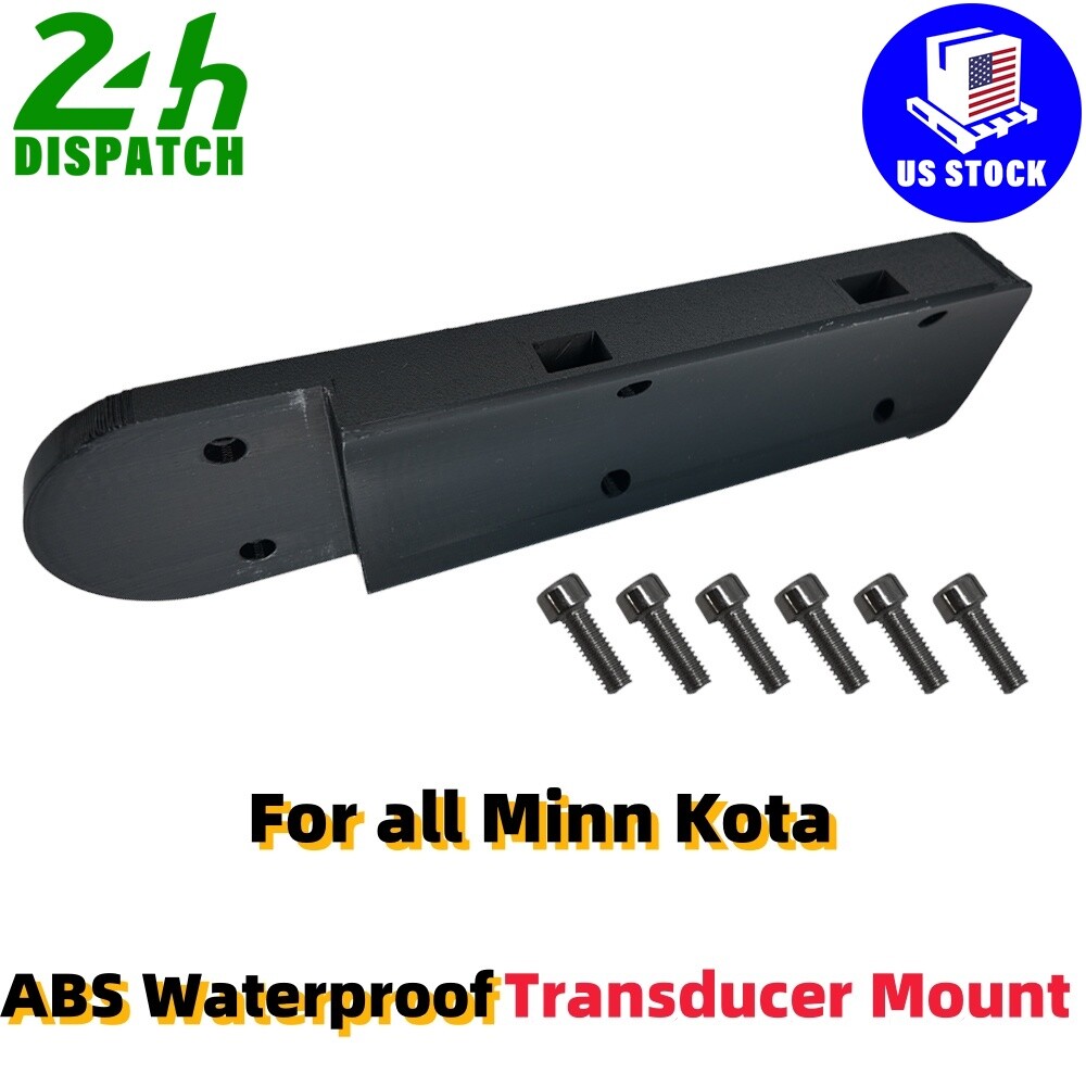 For Lowrance Active Imaging 3-In-1 Transducer Mount Minn Kota ABS Waterproof
