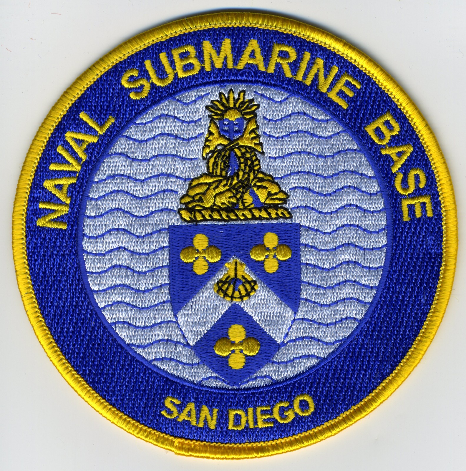 San Diego Naval Submarine Base BC Patch Cat No C5544