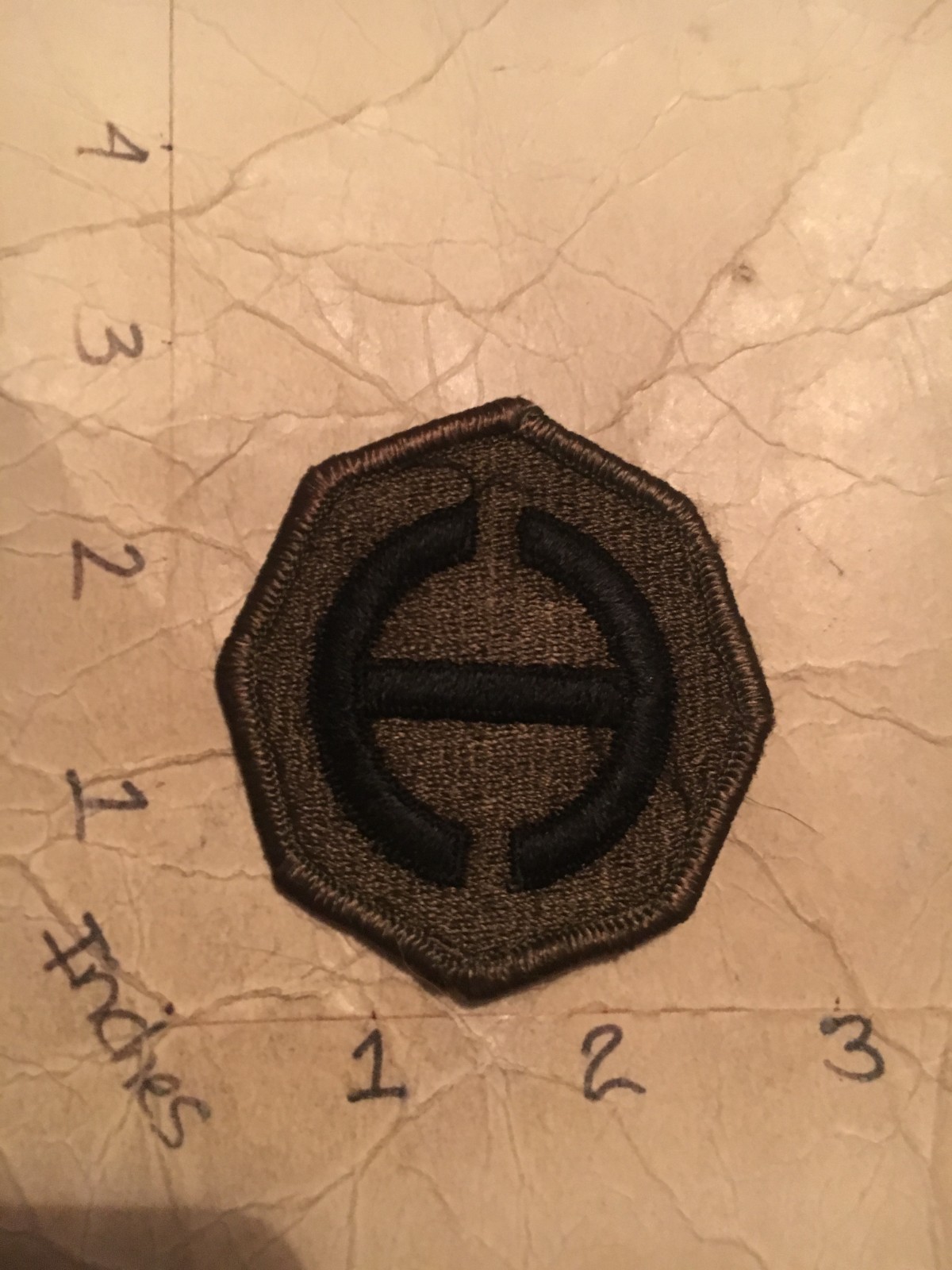 US Army Hawaiian Department m/e subdued patch 10/12/25