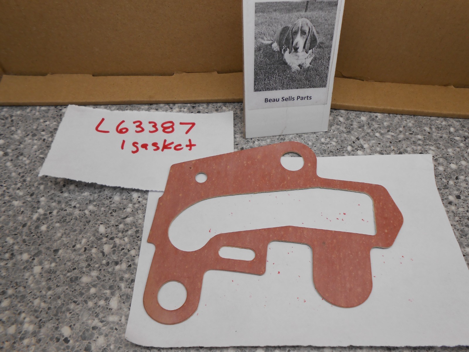 John Deere L63387 Gasket OEM NOS