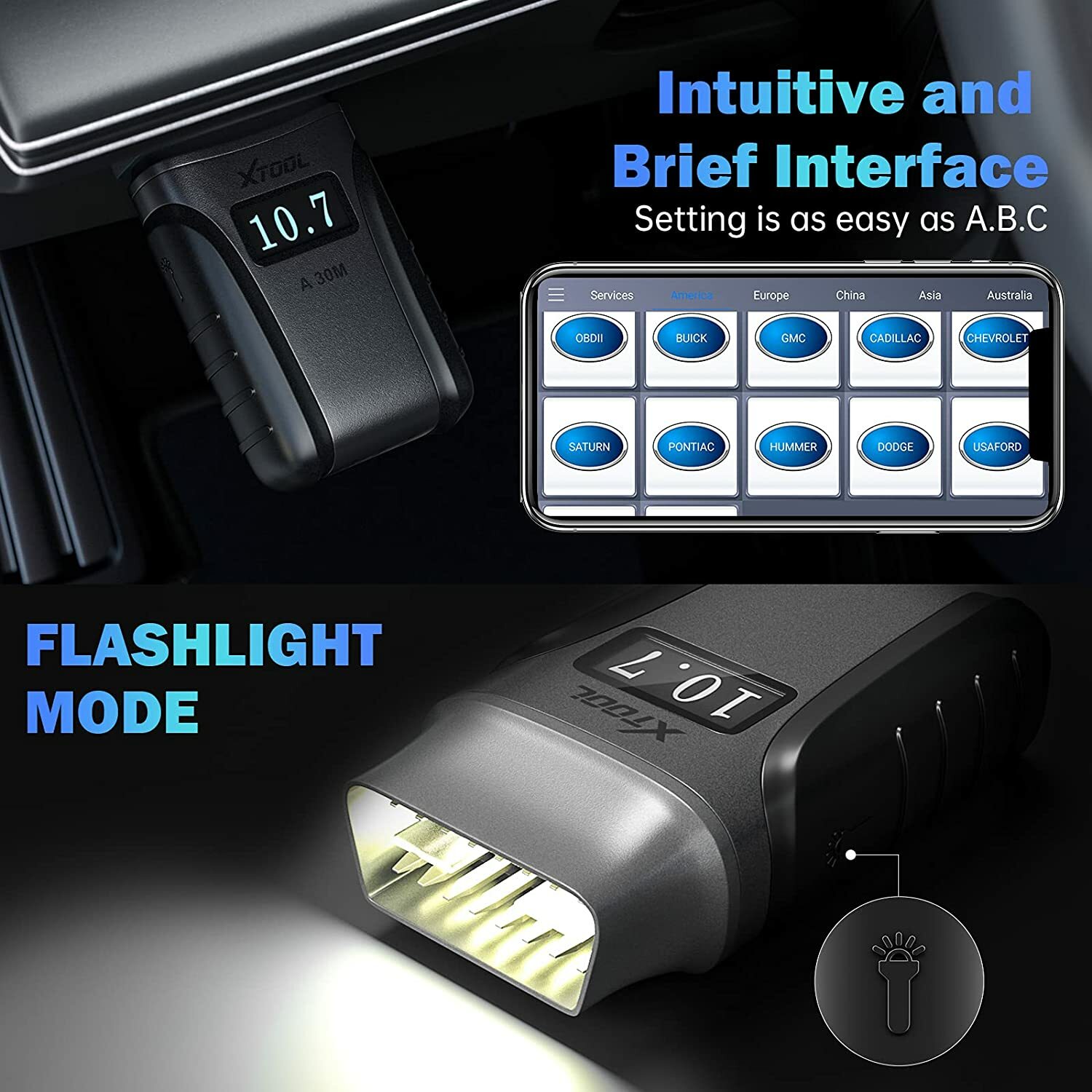 XTOOL A30 A30D A30M Auto Wireless Bidirectional Full System Diagnostic Scanner