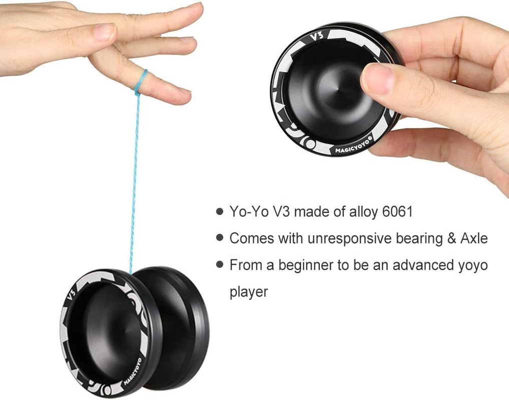 Professional Responsive V3 Aluminum Yo Yo for Kids Beginner
