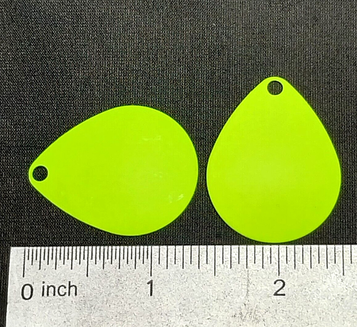 Colorado Spinner Blades Size 5 Chartreuse 25 pack