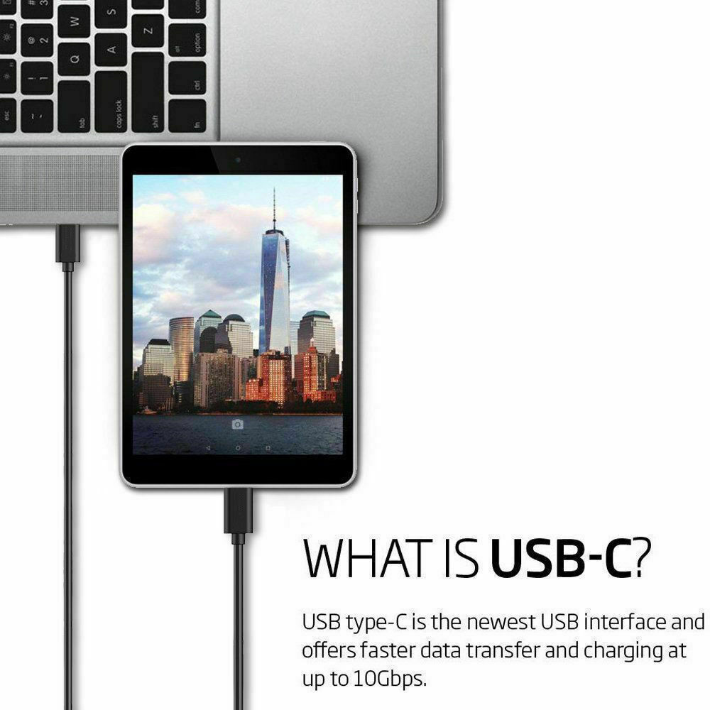 For Samsung Android Fast Wall Charge Power Adapter Type USB-C Charger Cable 4ft