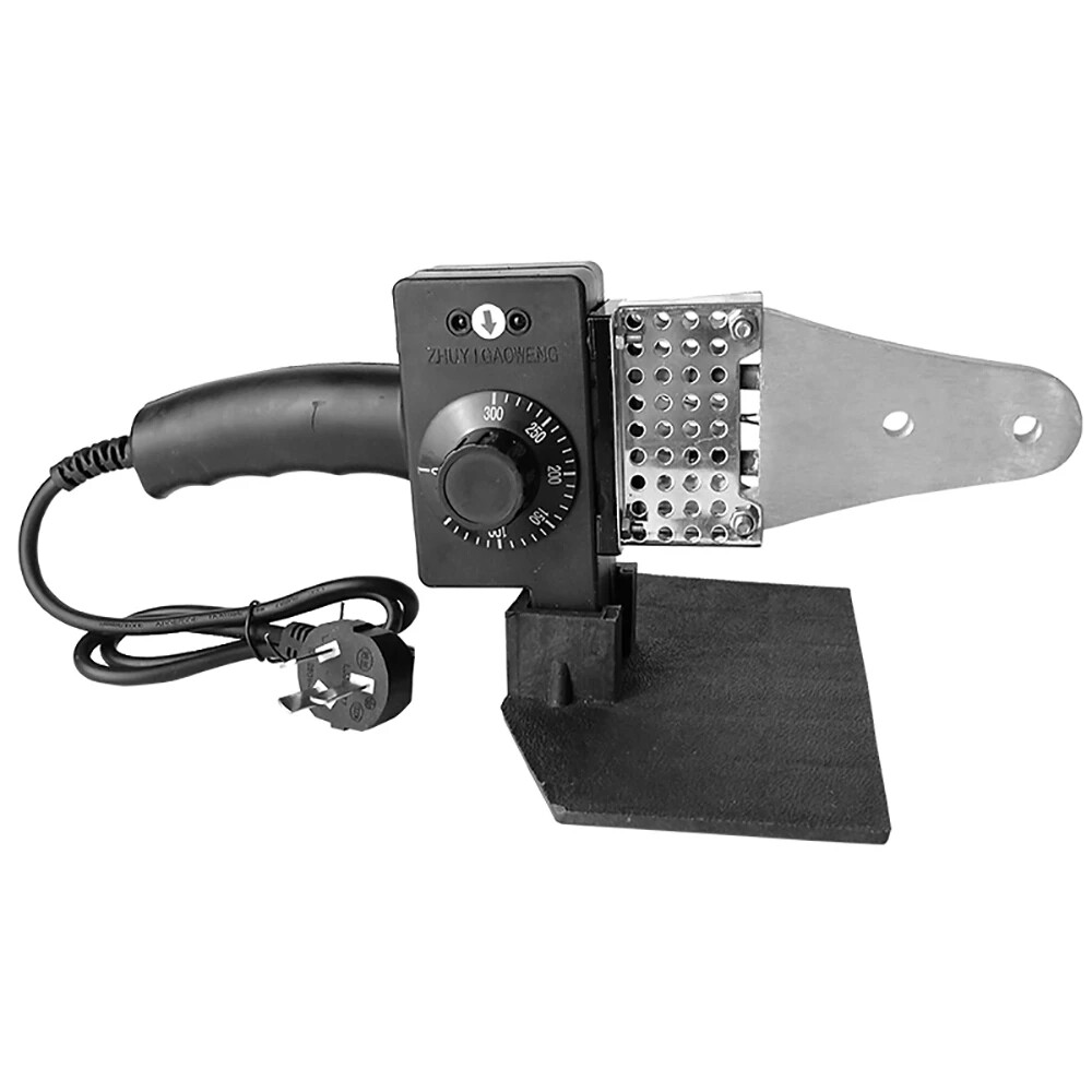 New 220V 0-300℃ Adjustable PU Round Belt Plastic Welding Machine +Connector tool