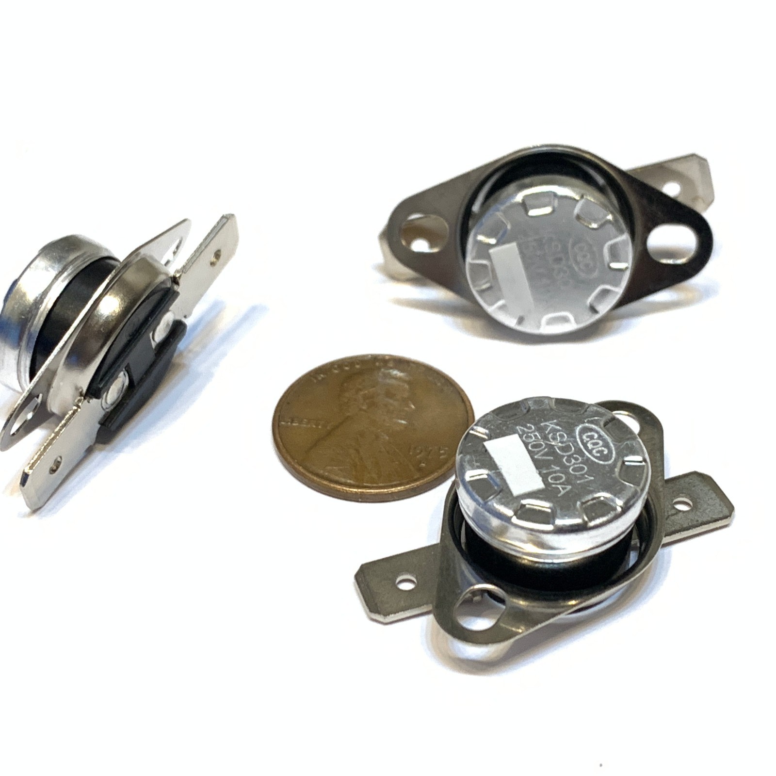 3 Pieces N/C 105ºC 221ºF normally closed Thermal  Thermostat switch KSD301 C26
