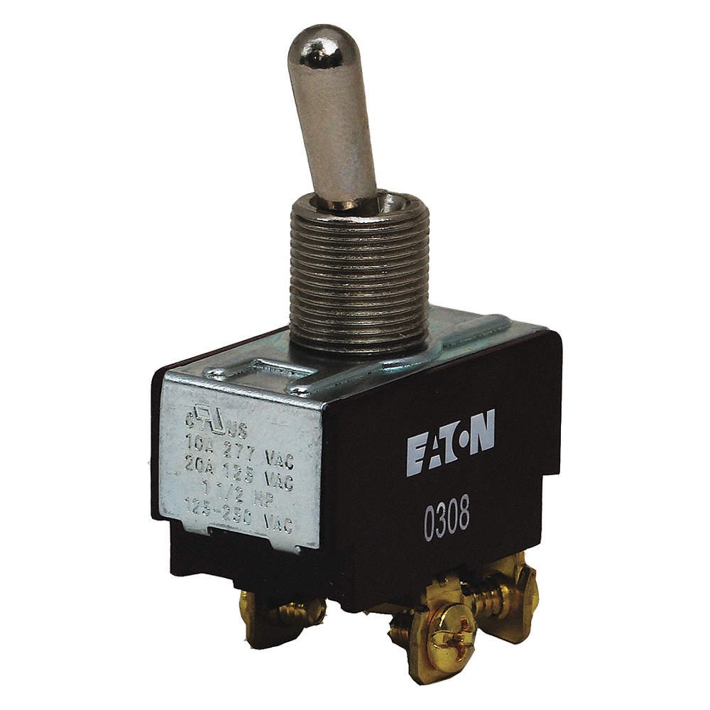 EATON XTD2G2A Toggle Switch, On/Off/Momentary On, SPDT 21EW35