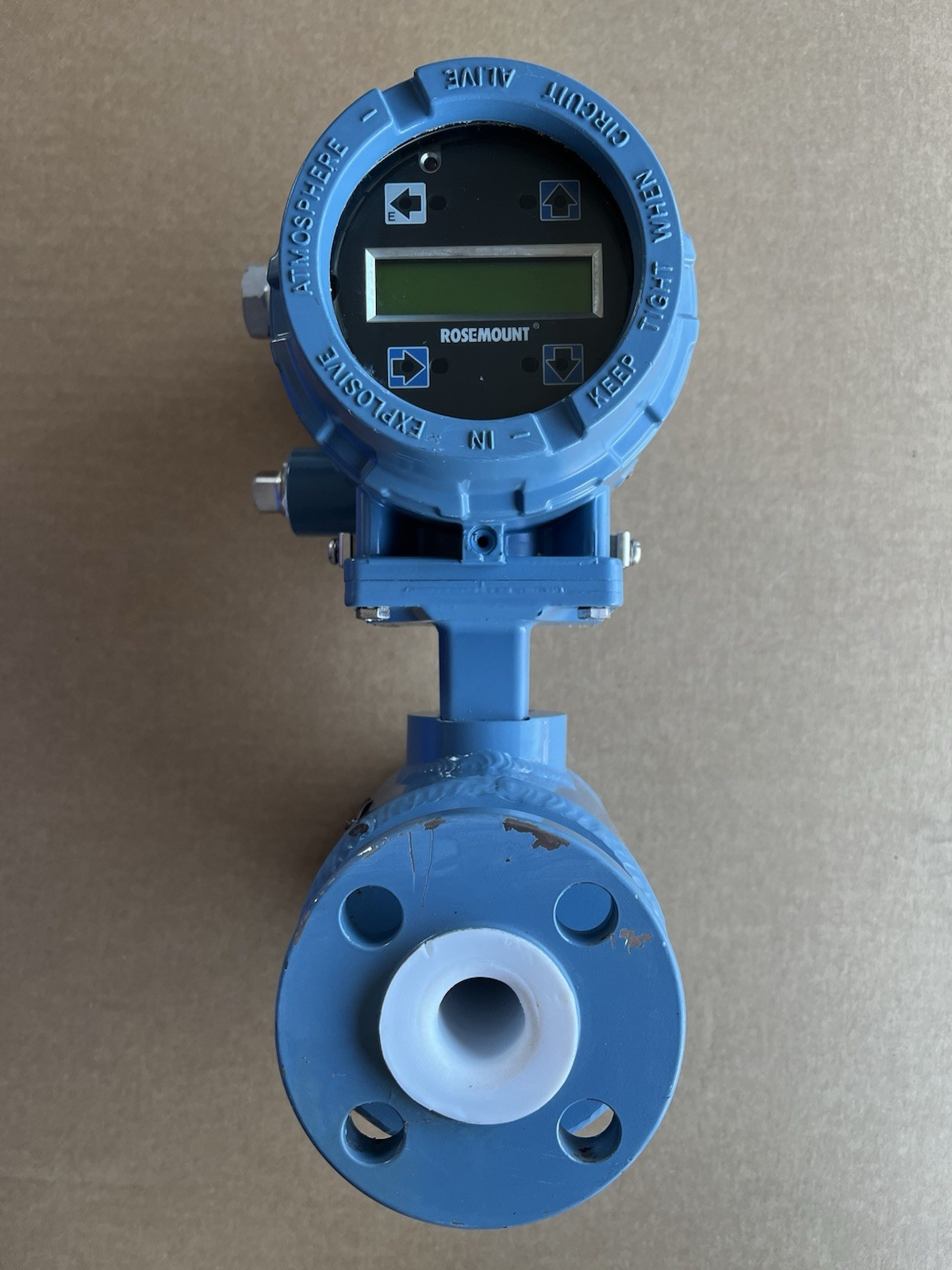 ROSEMOUNT MAGNETIC FLOW METER 8705T /TRANSMITER 8732C 1\2" DN25