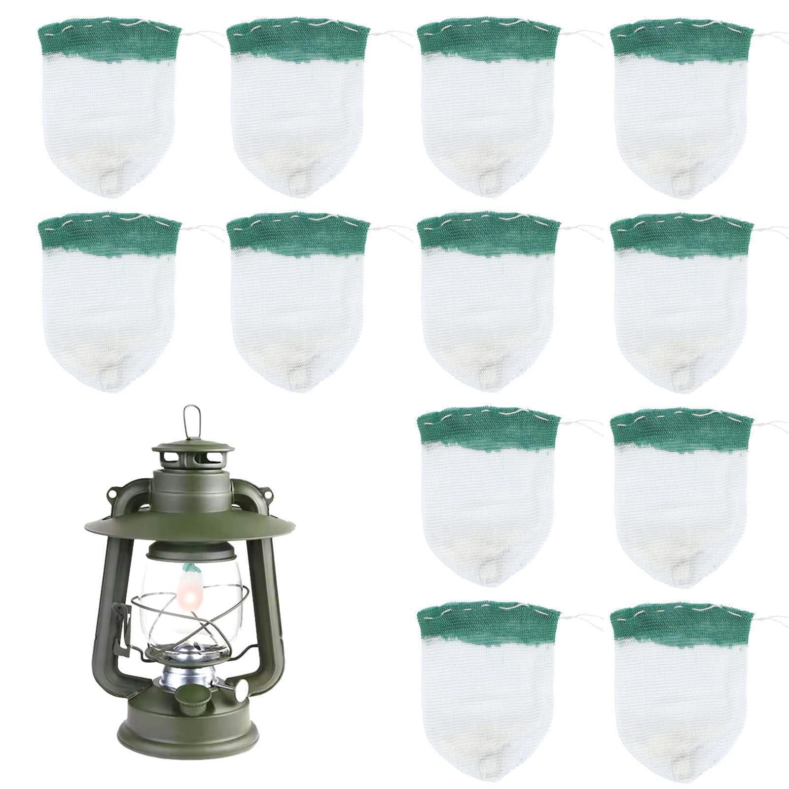 10Pcs Propane Lantern Mantles, Lantern Mantle Coleman, Lanterns Mantle for Ou...