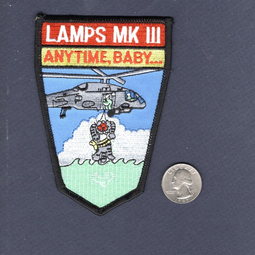 Anytime Baby SAR US NAVY Search &  Rescue F-14 TOMCAT VF Squadron Patch