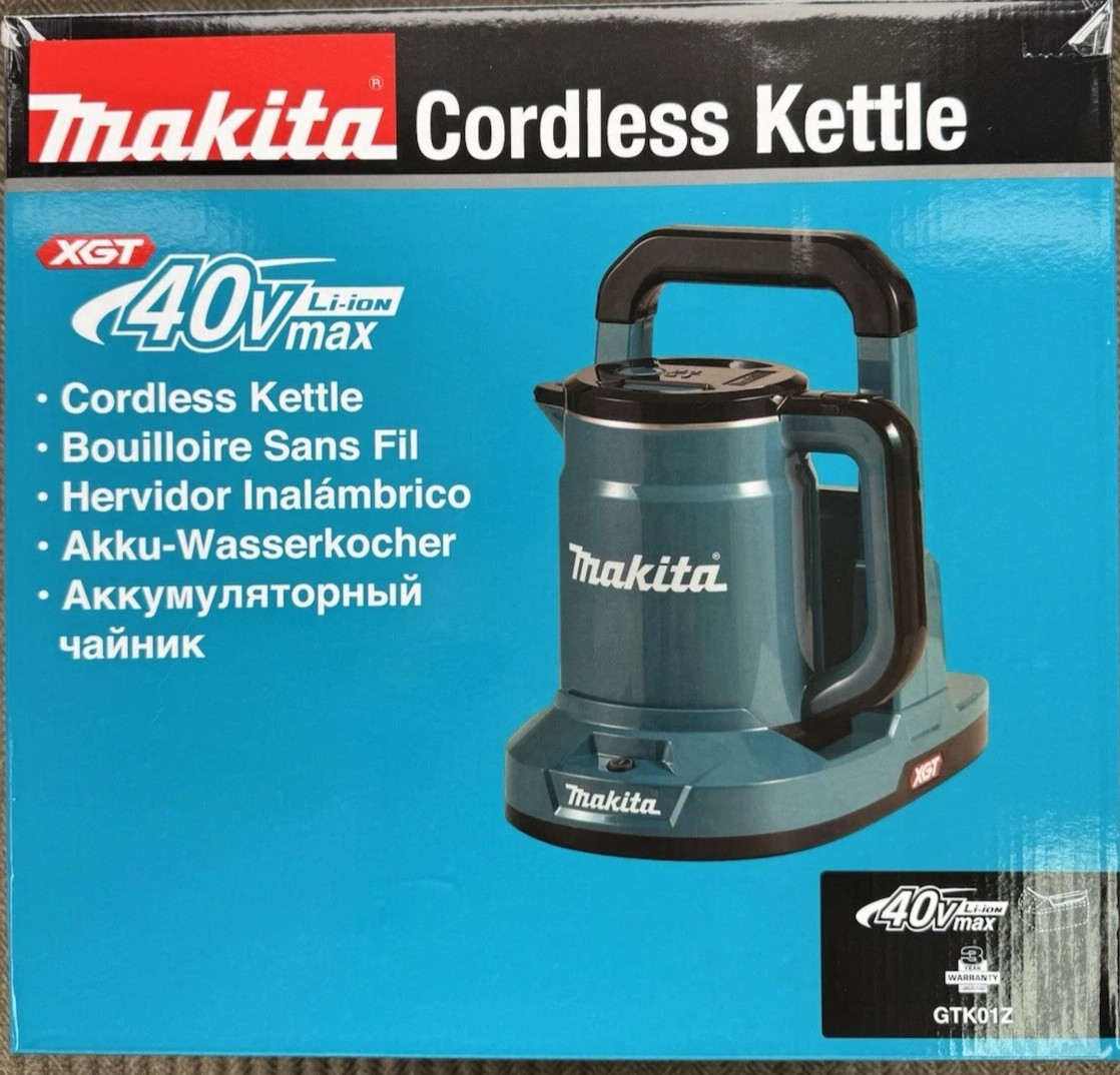New Makita GTK01Z 40V max XGT® Hot Water Kettle, Tool Only retail for $ 290.00