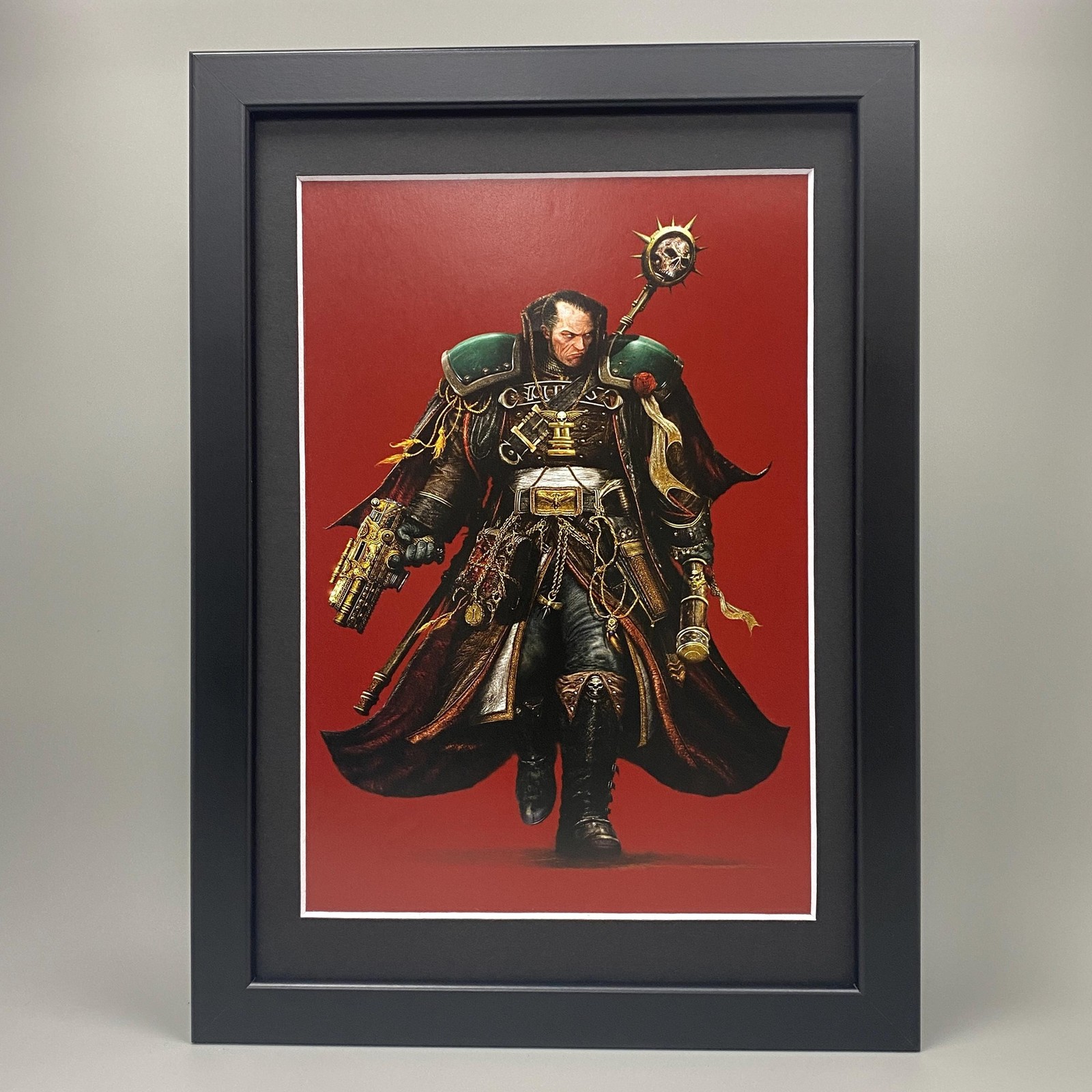 EISENHORN FRAMED ART. ORDO MALLEUS, INQUISITOR, INQUISITION, WARHAMMER 40K