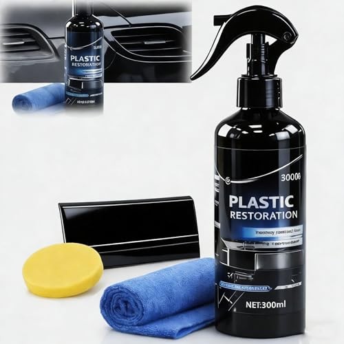 AWTFYCPY Plastic Restorer for Cars Black Trim Restorer & Scratch Remover 75