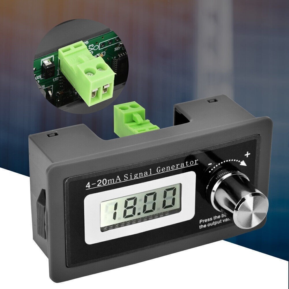 High Accuracy 4-20mA Current Loop Signal Generator Two wire Transducer Test