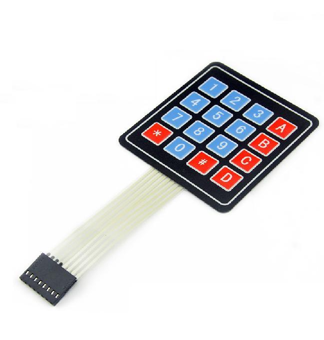 5pcs 4x4 Matrix 16 Key Membrane Switch Keypad Keyboard for Arduino/AVR/PIC/ARM