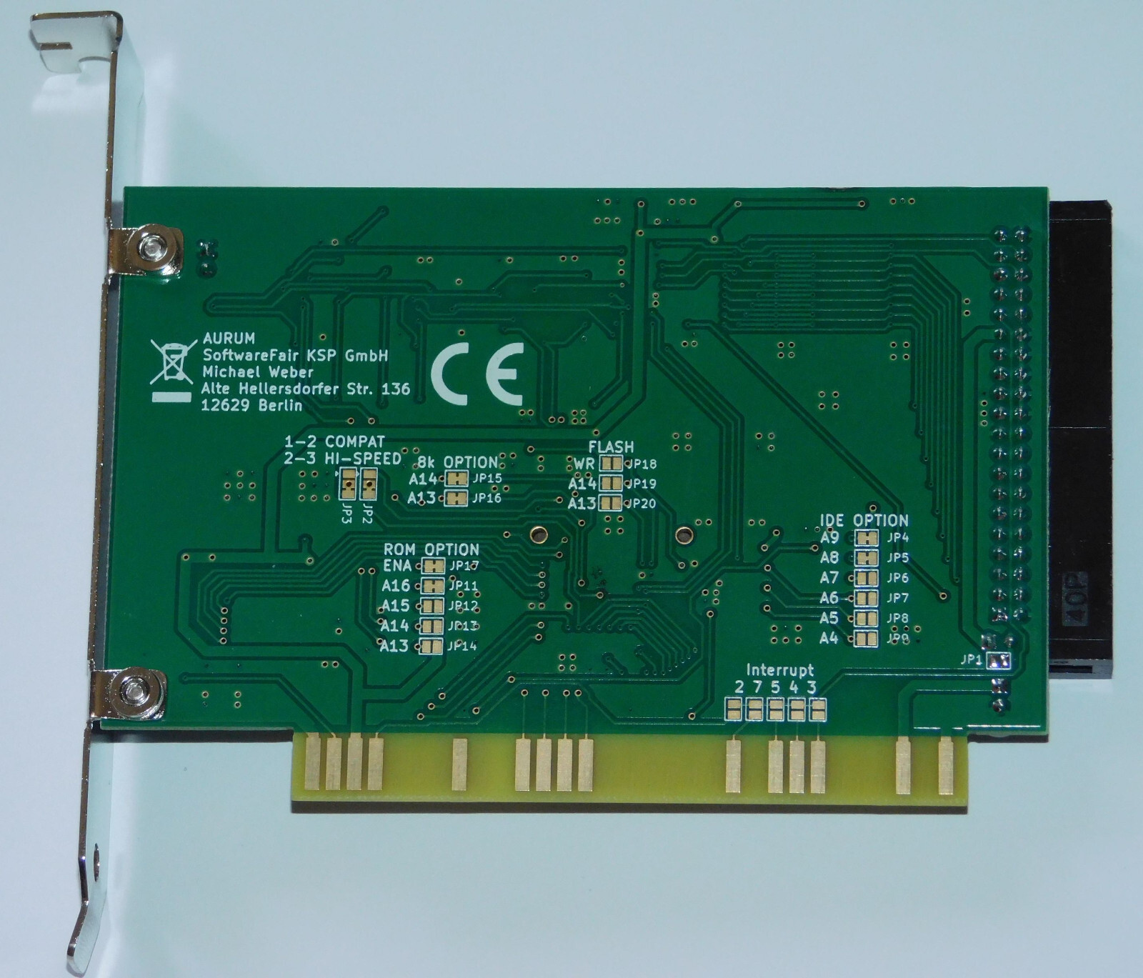 XT IDE Controller Platine Boot BIOS XT-IDE XTIDE HDD Festplatten Controller ISA