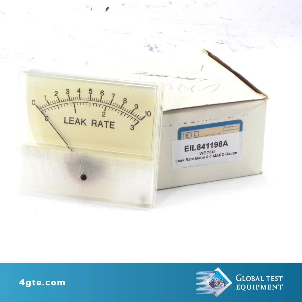 EIL Instruments  841198A  - NEW Leak Rate Meter 0-1 MADC Gauge WE 7541