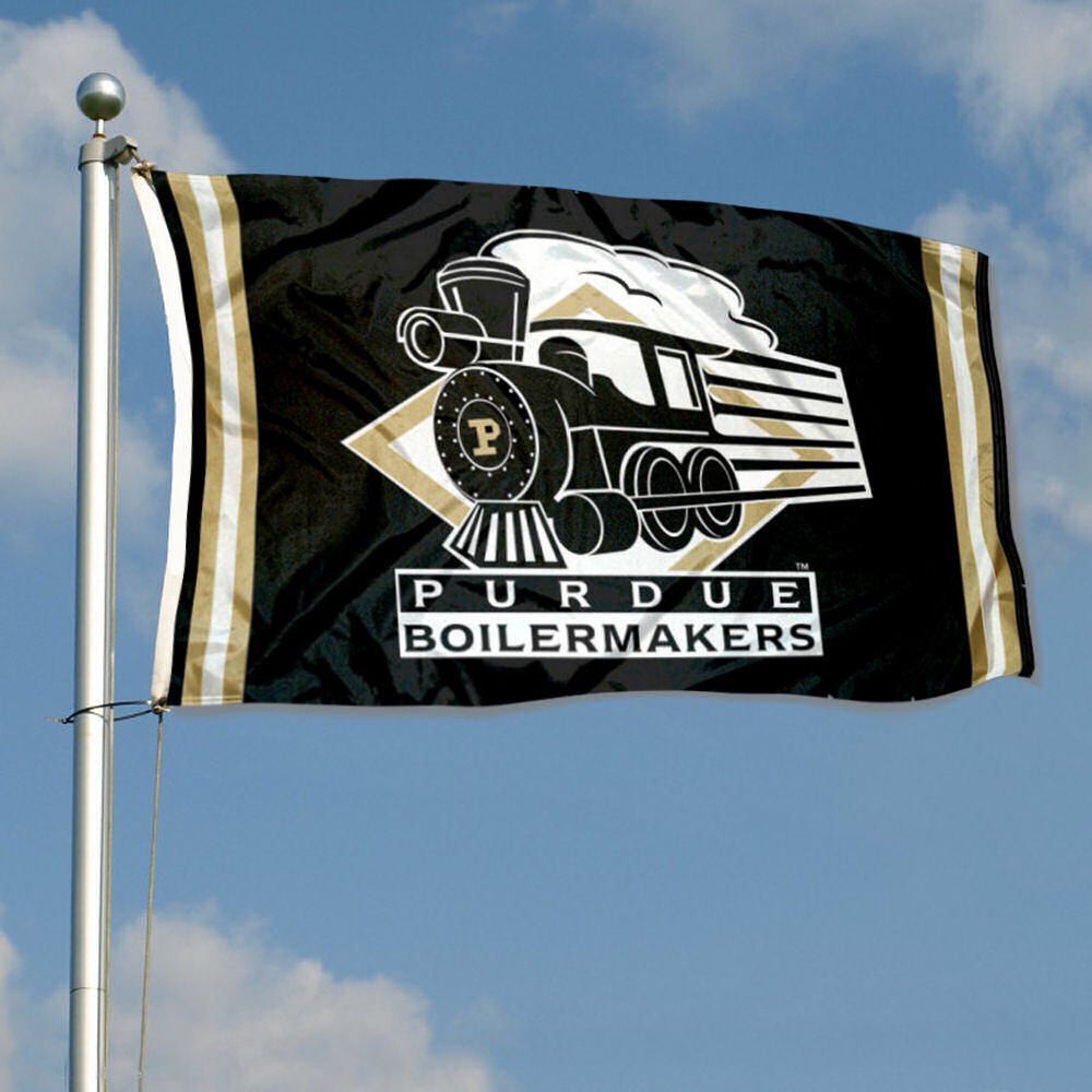 Purdue Boilermakers Vintage Retro Throwback Large Outdoor Flag