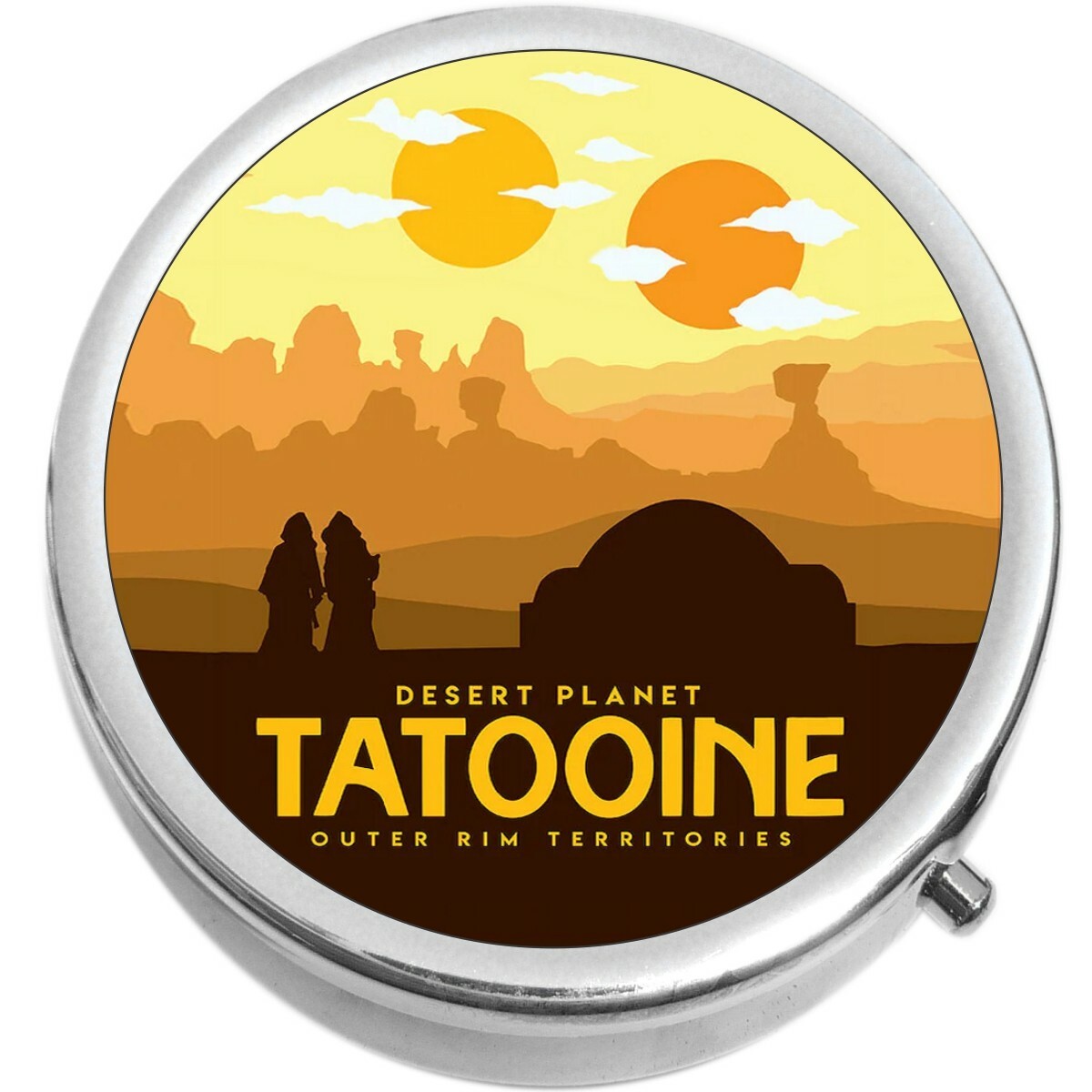 Desert Planet Tatooine  Medicine Vitamin Pill Box