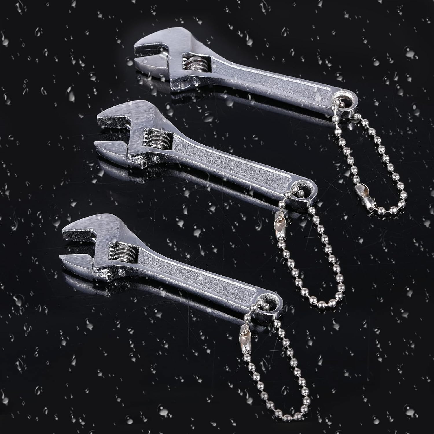 3 Pcs 2.5'' Adjustable Spanner Mini Nut Wrench, Tiny Wrench Small CrescentWre...