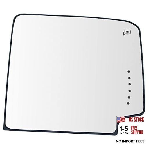 Right Passenger Side Heated Towing Mirror Glass Right (Passenger Side)