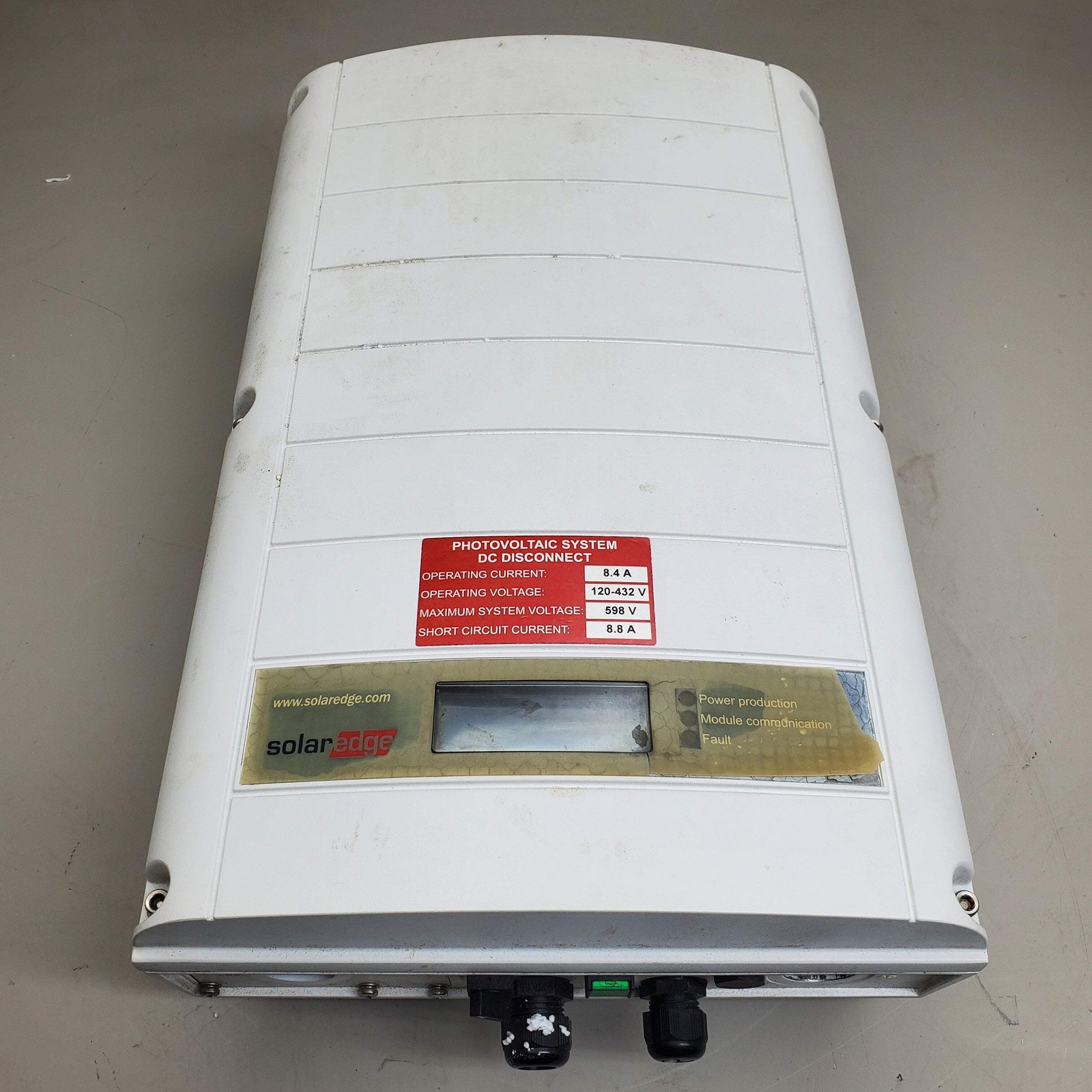 SOLAREDGE Photovoltaic System Dc Disconnect 270-500vdc SE5000A-US001NNU2 (For Pa