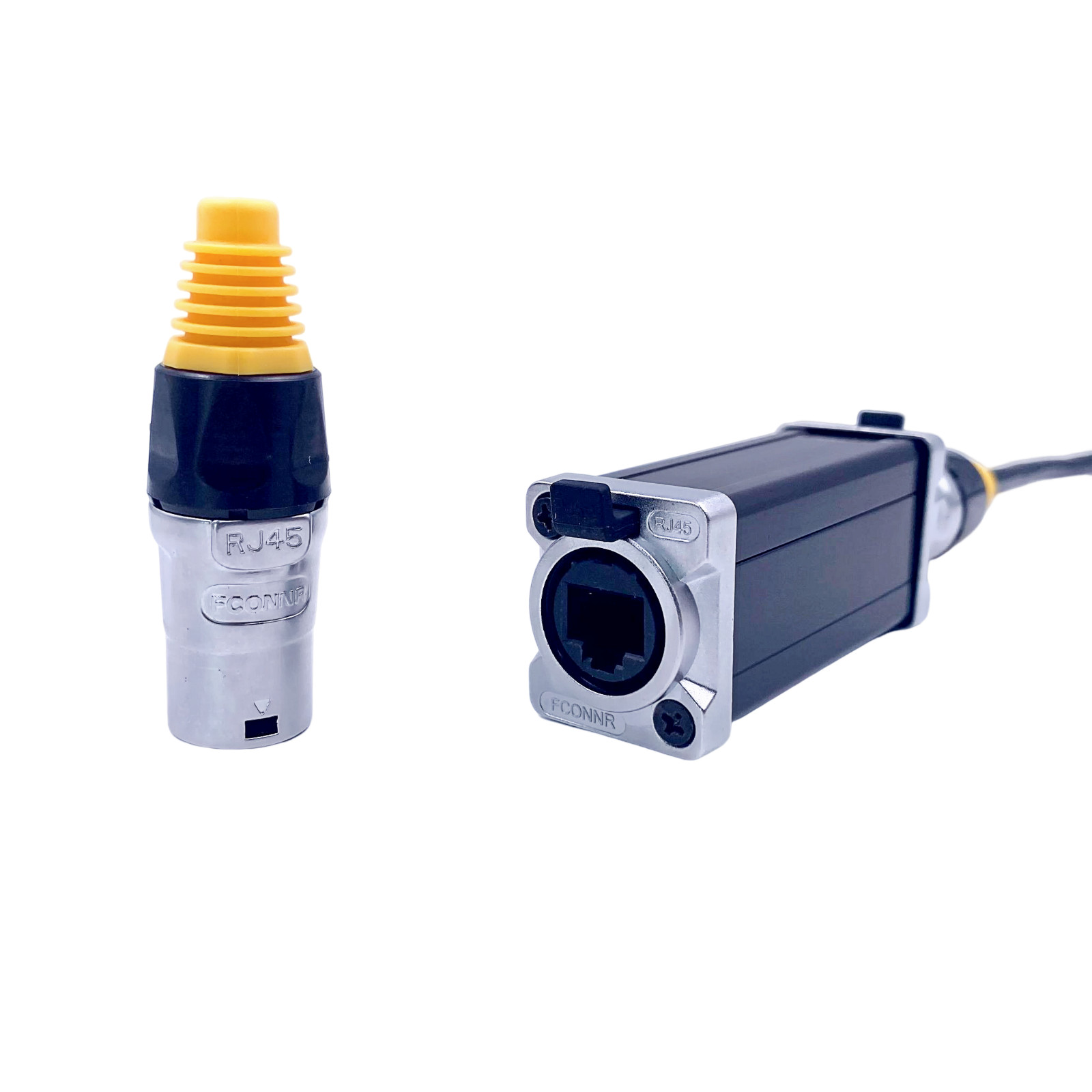 10pcs Waterproof Ethercon RJ45 Coupler Connector for Cable Extension