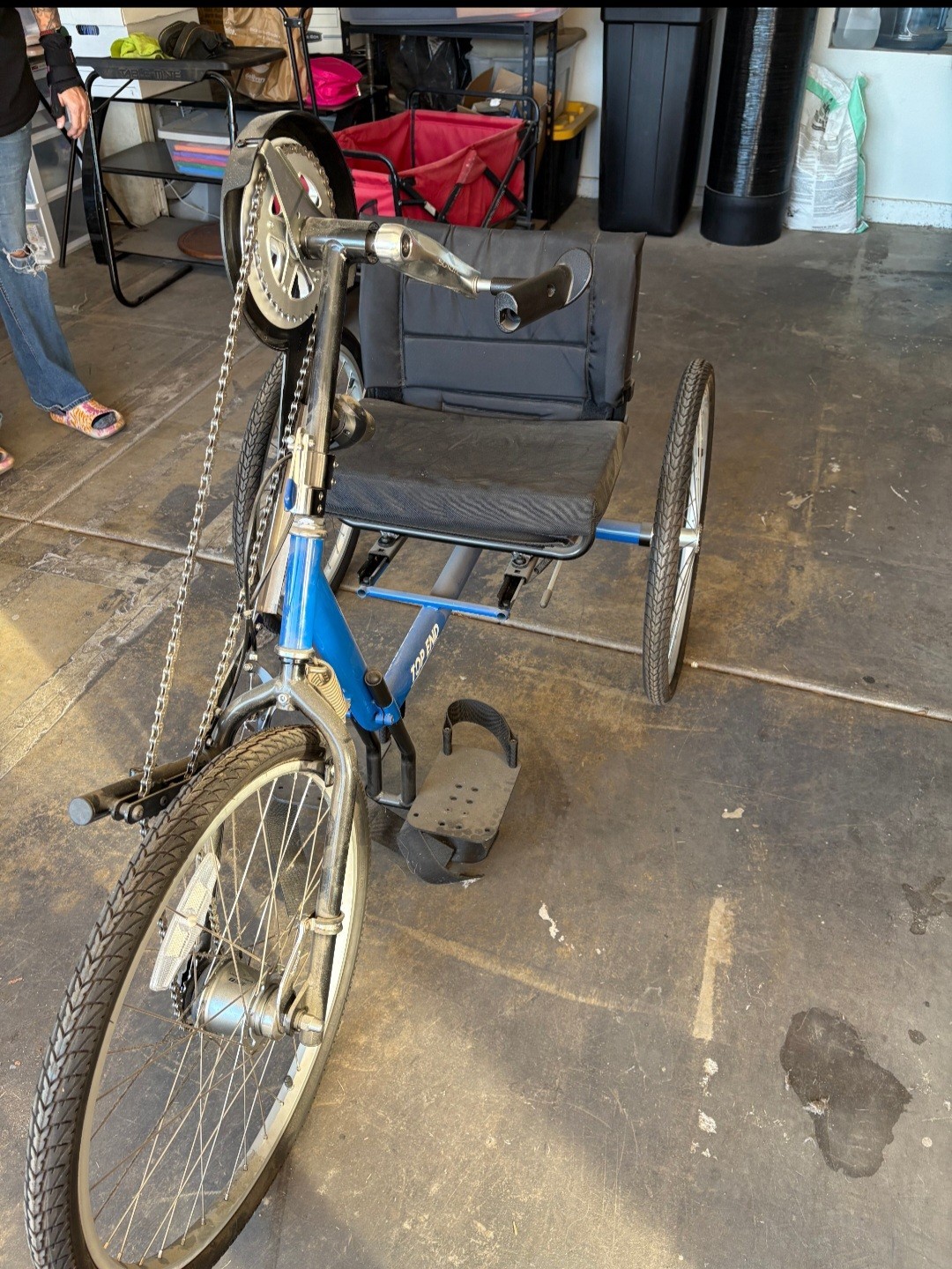 18” W Seat Invacare Top End Excelerator handcycle 7 speeds Hand Cycle