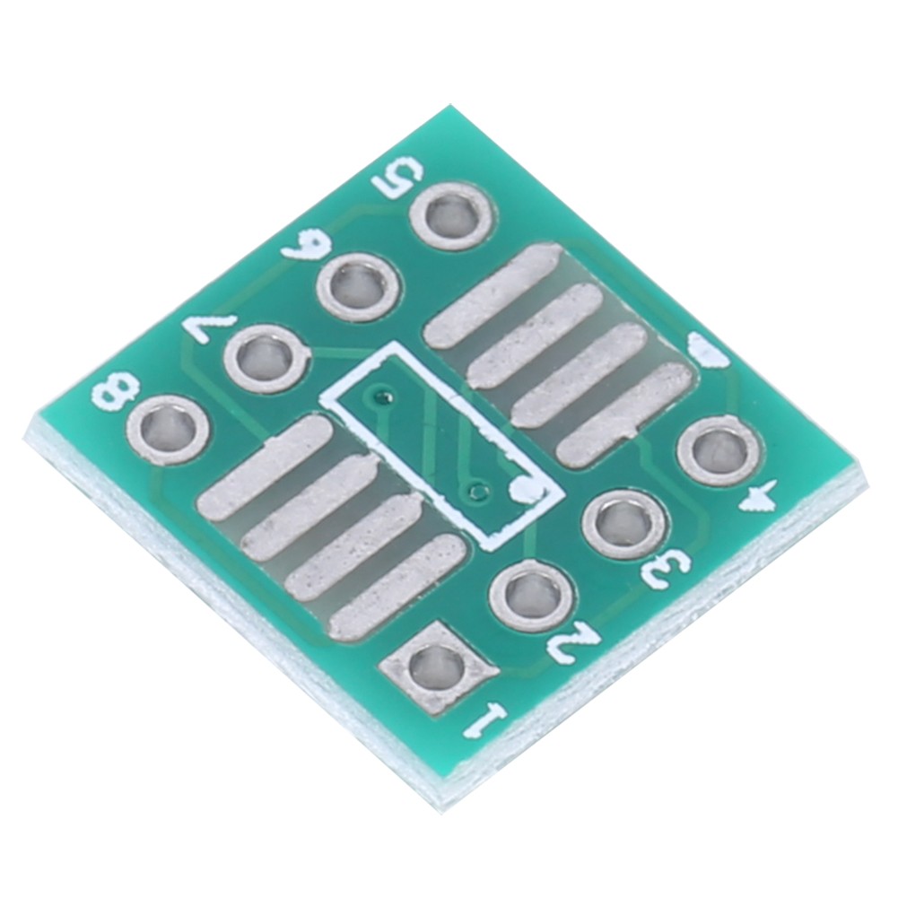 ˇ100x Converter Module Lightweight SOP8 To DIP8 Adapter Board For Printed
