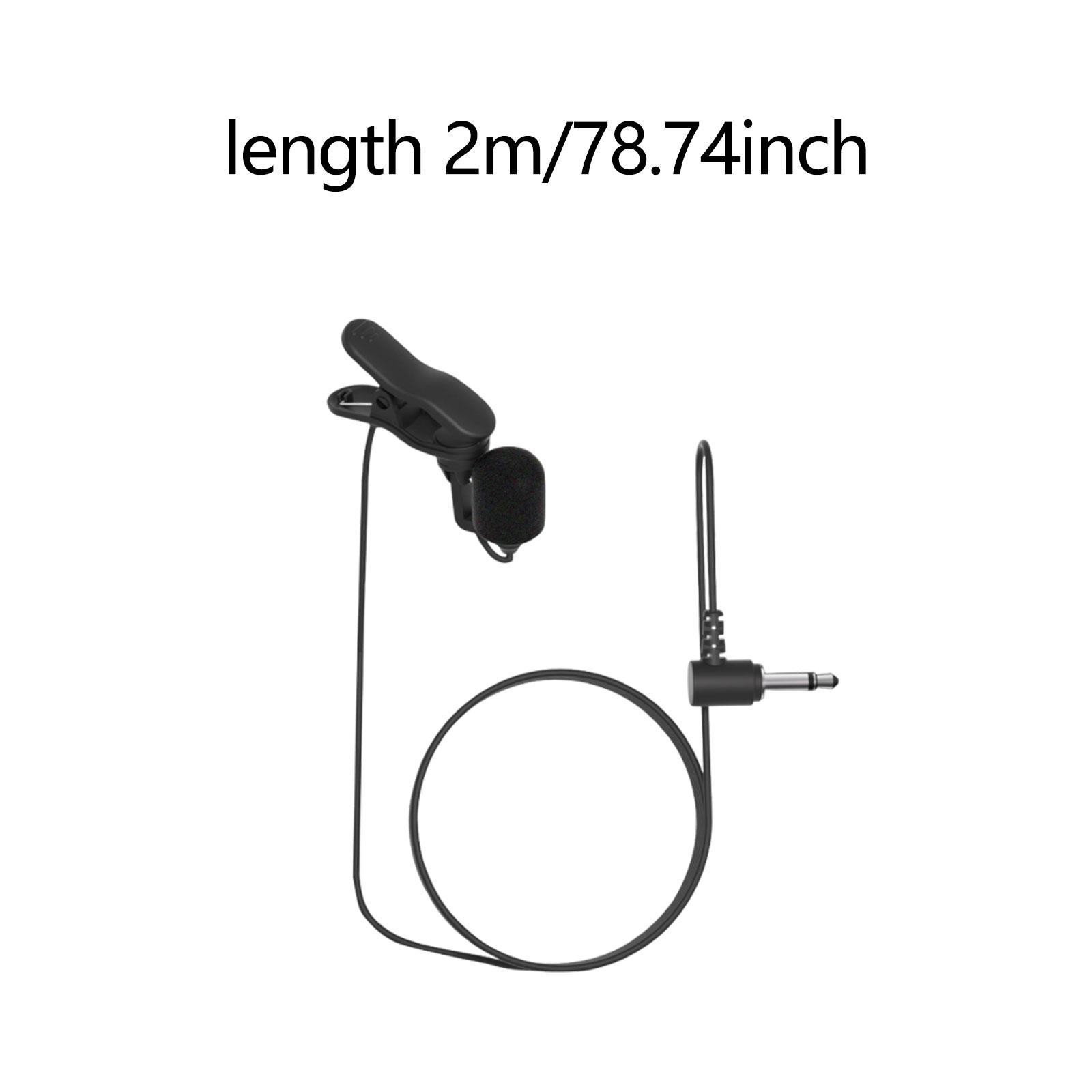 Wired Microphone for Wind Instruments Flexible , Black for Live Performances