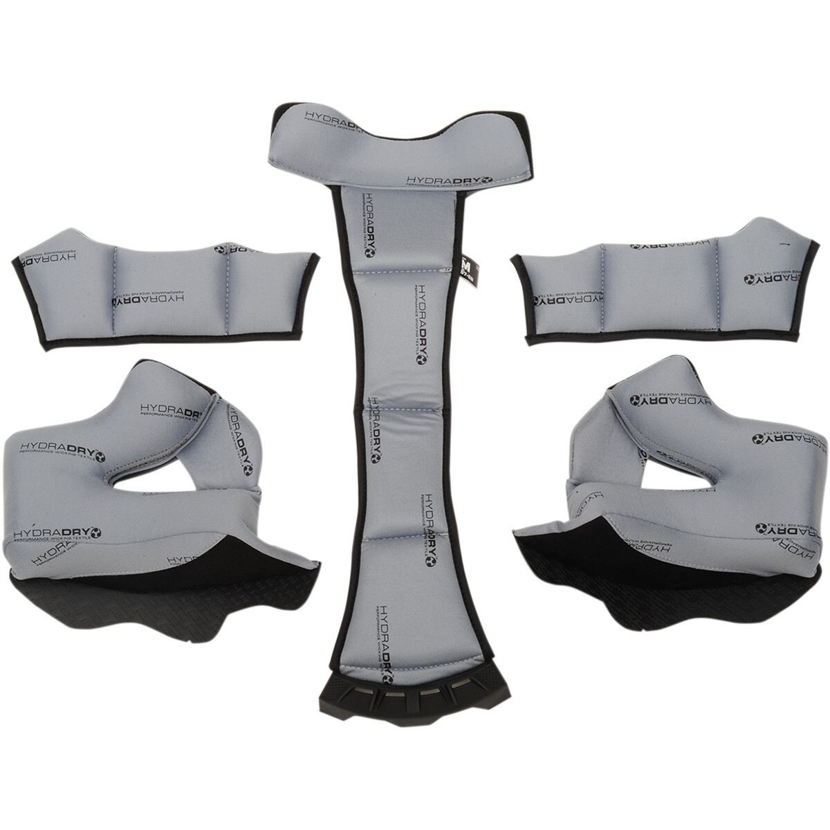 Icon Airframe Pro Cheek Pad & Inner Liner Kit Gray