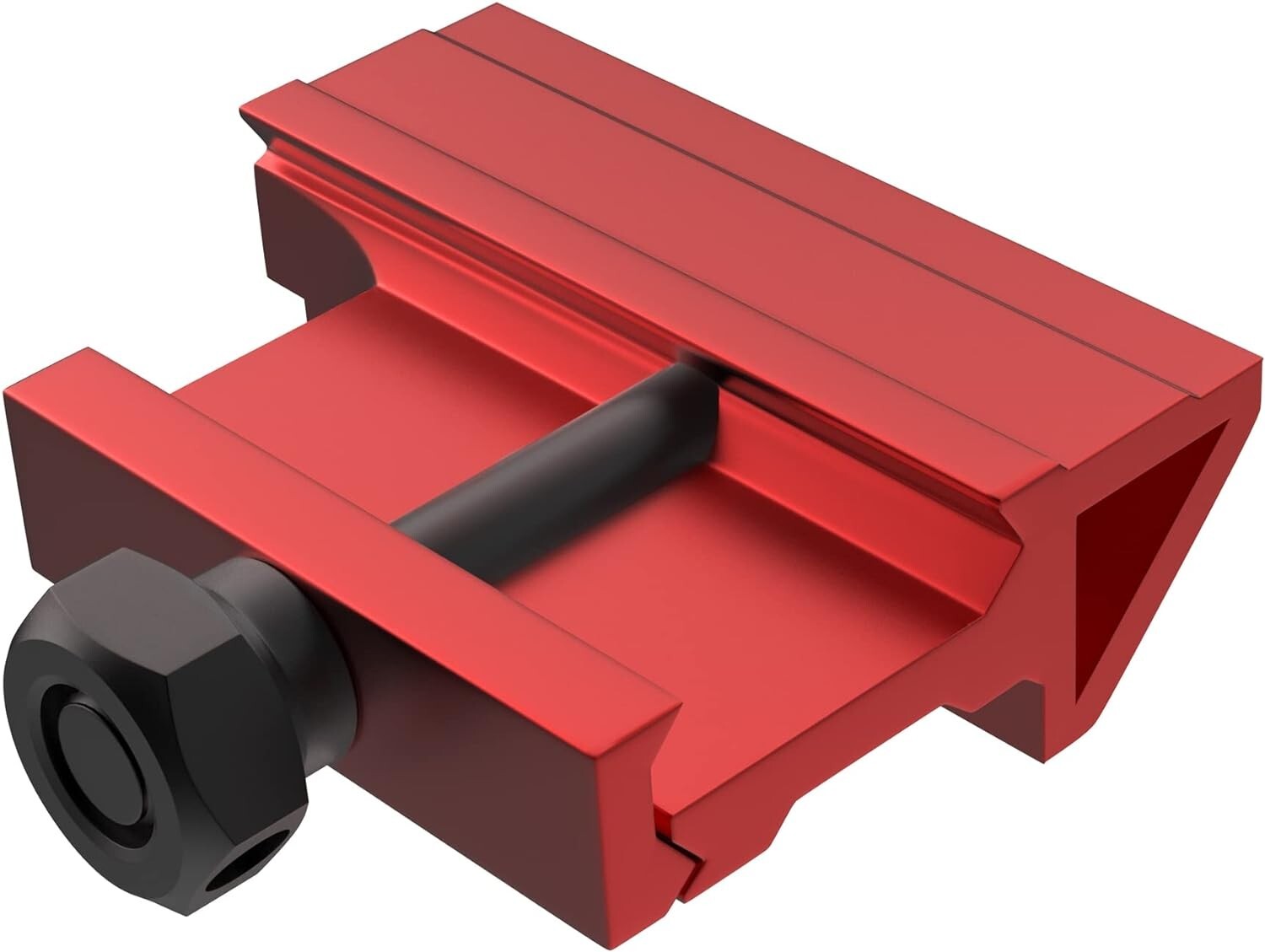 4pc 45 Degree Red Offset Picatinny Rail Mount Offset 4 Slots for Optic Sight