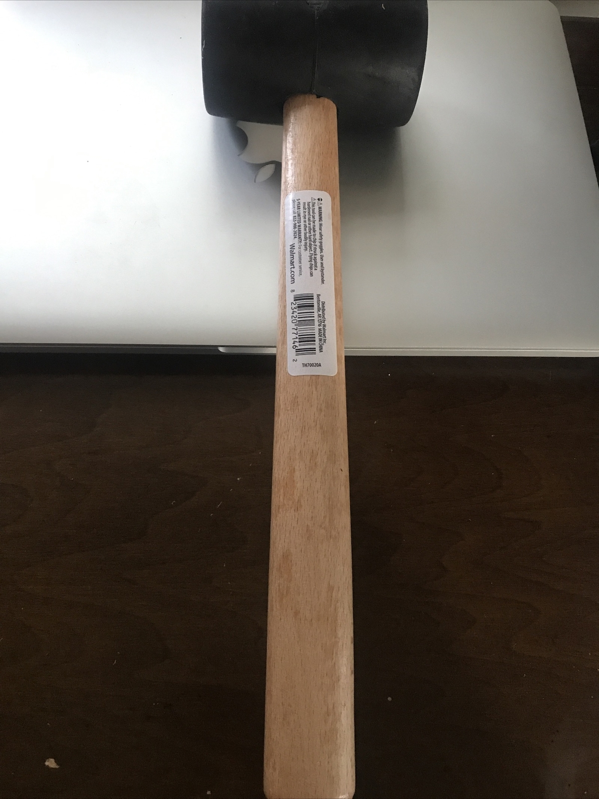 Hyper Tough Rubber Mallet, 16-Ounce ~ Wooden Handle New! C5