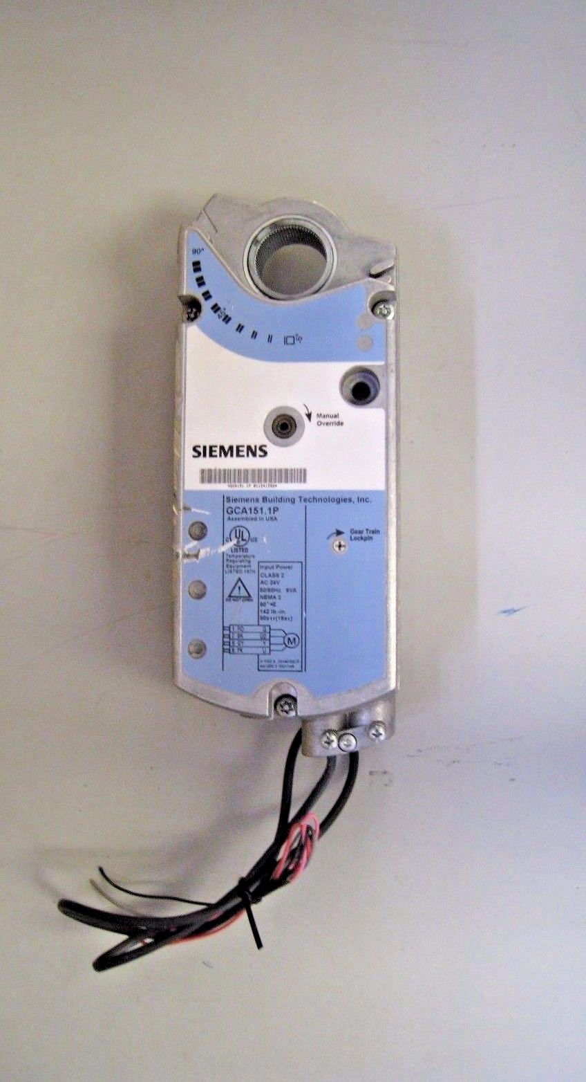 SIEMENS LANDIS GCA151.1P SPRING RETURN ELECTRIC DAMPER ACTUATOR 24VAC